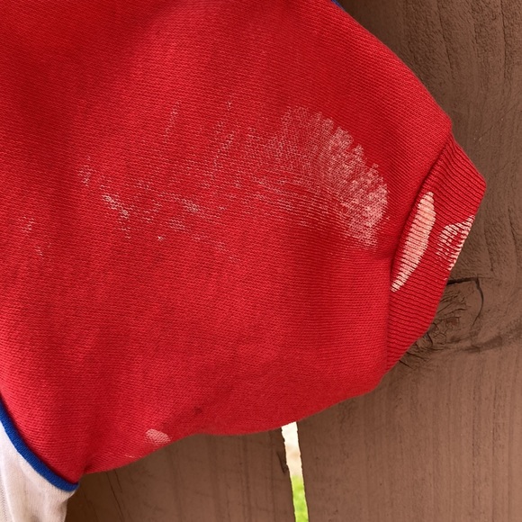 Vintage "Work Out" V-Neck Shirt - Picture 8 of 8